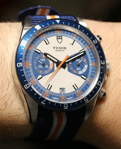 tudor heritage blue replica|tudor heritage chrono blue review.